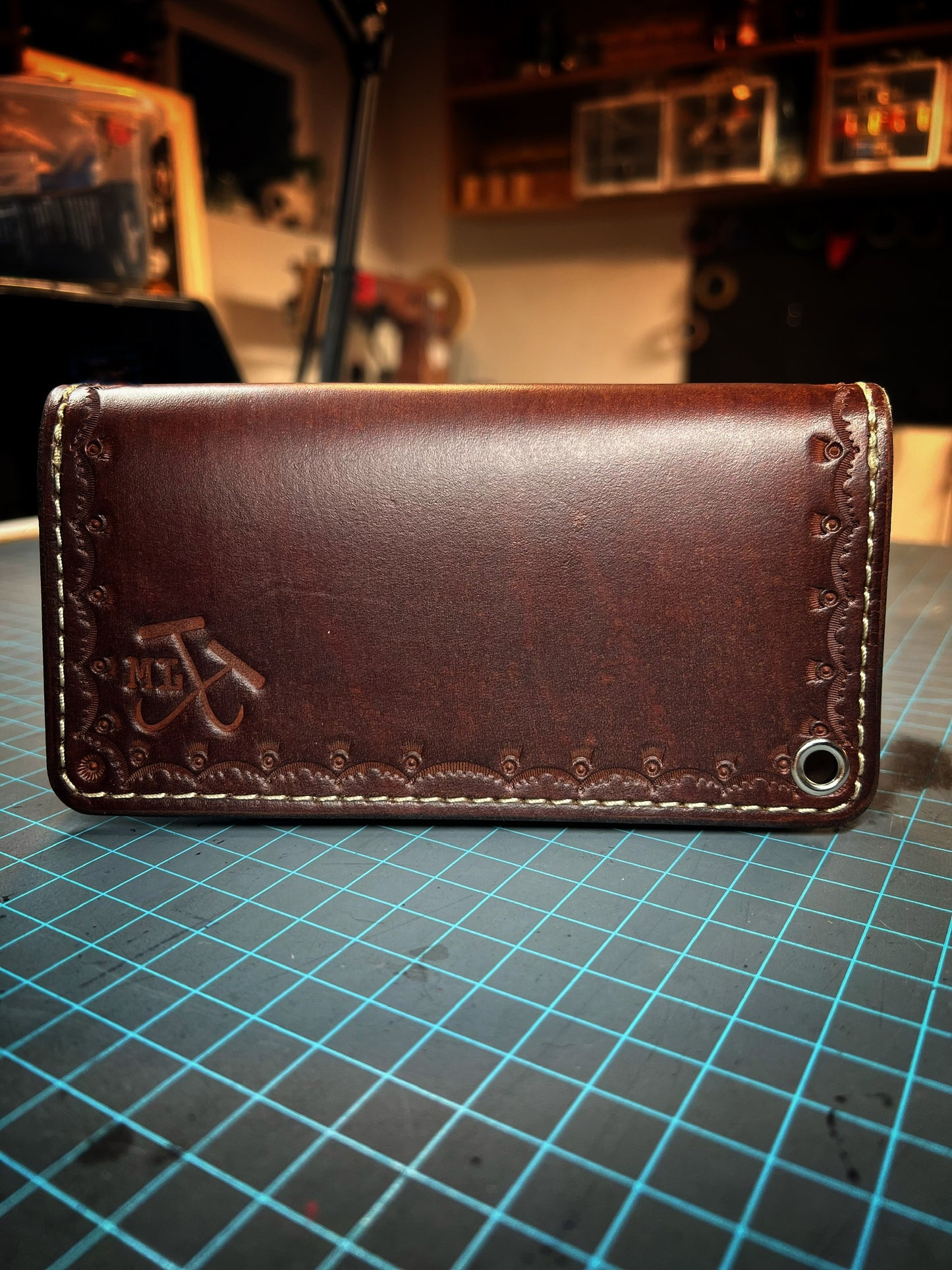 Classic Biker Long Wallet