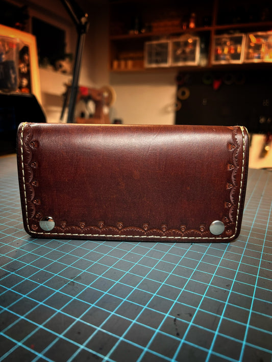 Classic Biker Long Wallet