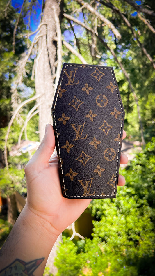 LV Leather Coffin Wallet
