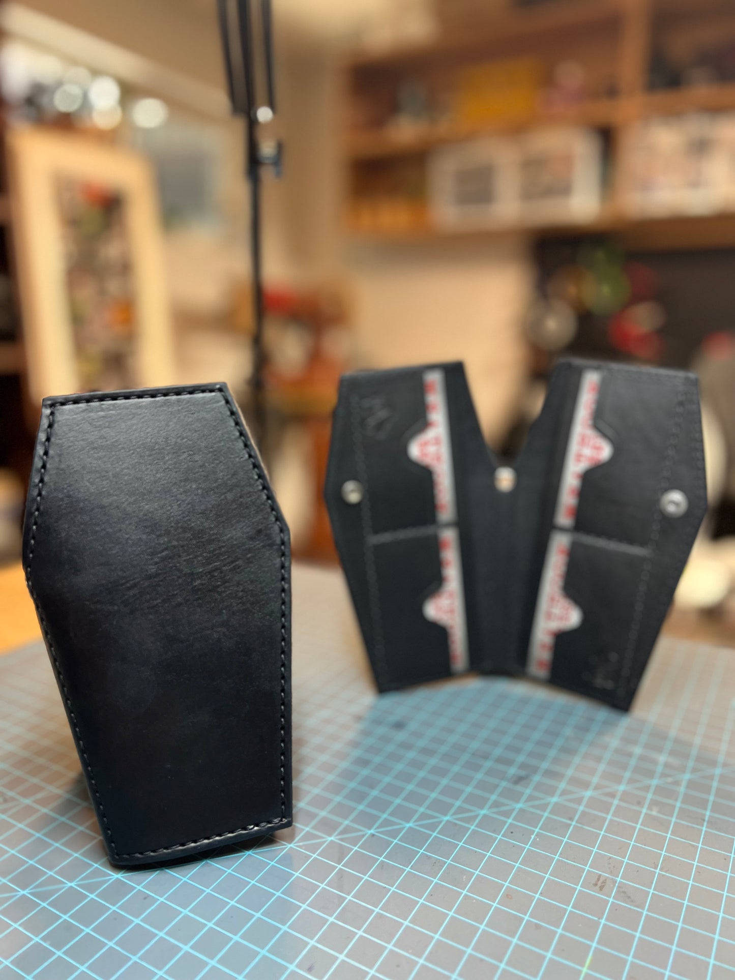 Full Size Coffin Wallet - Black