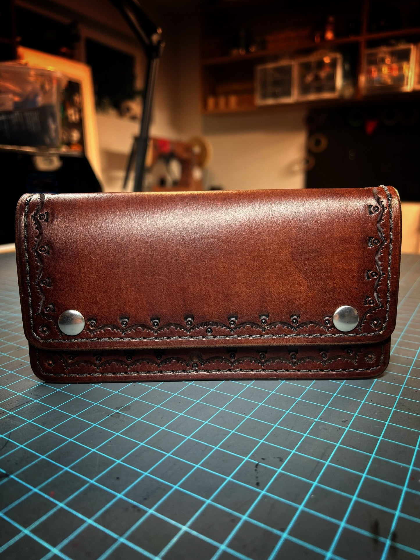 Classic Biker Long Wallet