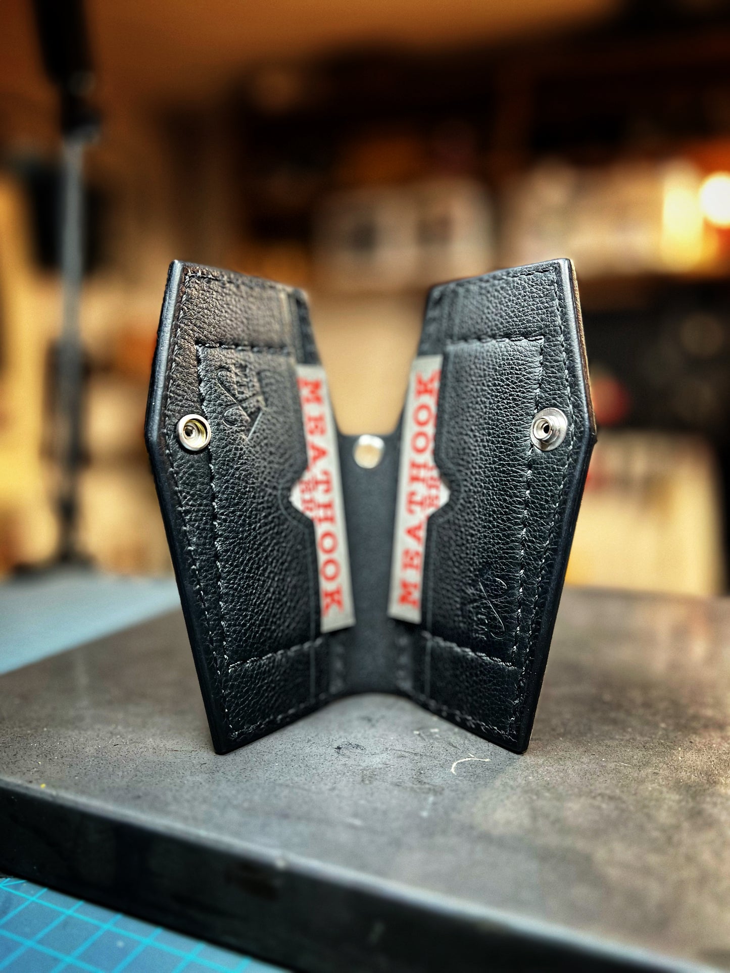 Cherries & Checkers Mini Coffin wallet