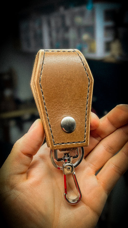 Coffin Belt Loop - Brown