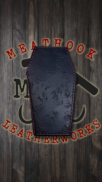 Gravel Stomp Full Size Coffin Wallet - Black