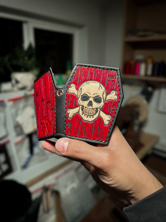 $10 Raffle - Skull & Crossbones Coffin Wallet