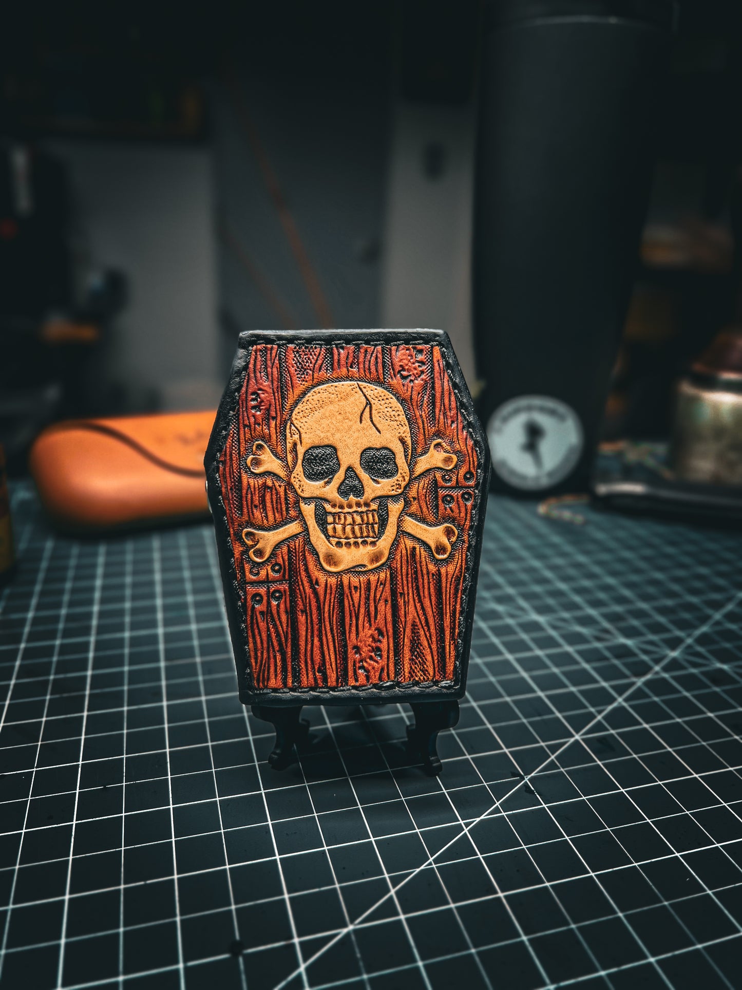 Micro Coffin - Skull & Crossbones