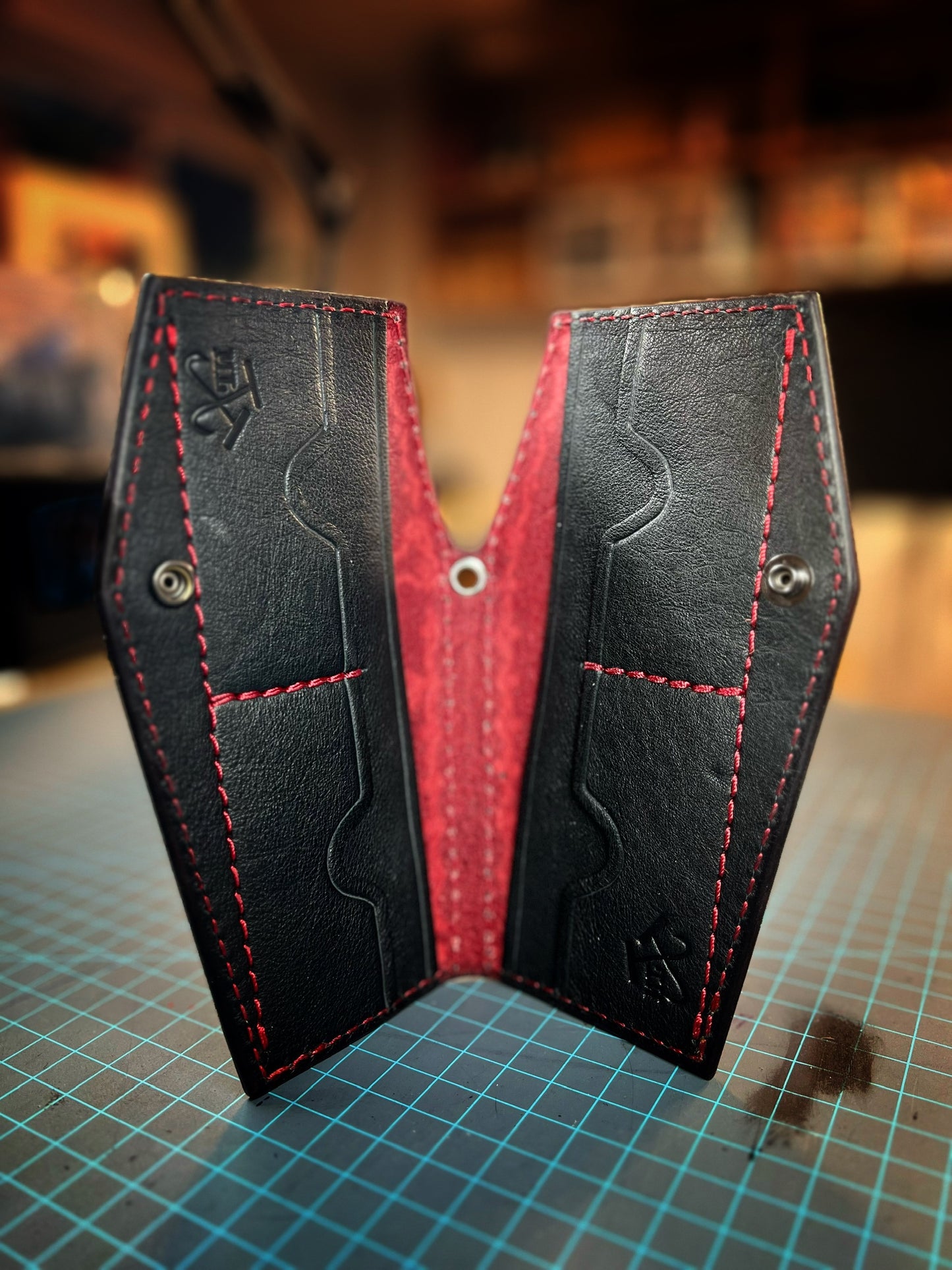 Full Size Coffin Skull Wallet