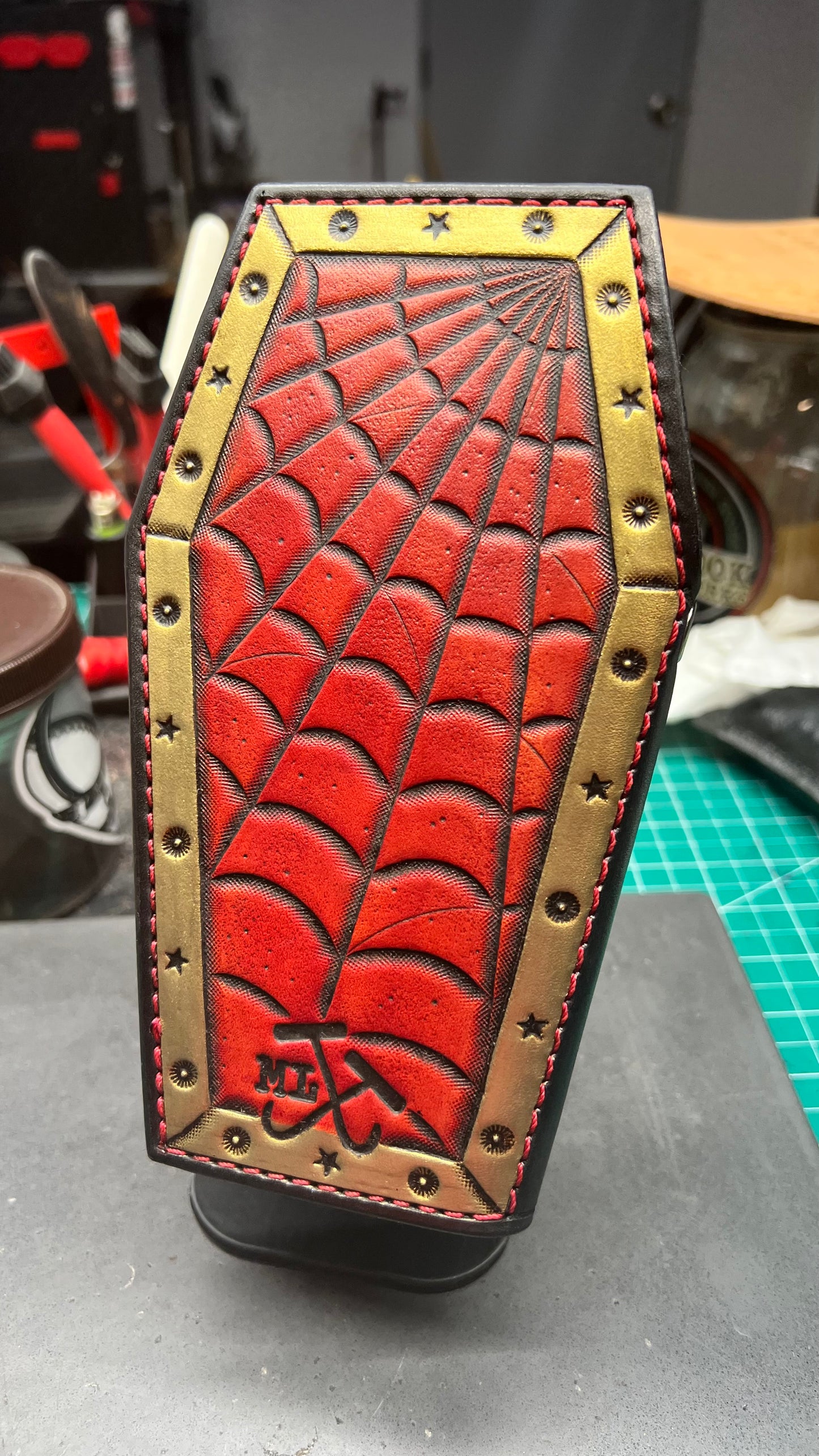 Death Clown Full Size Coffin Wallet