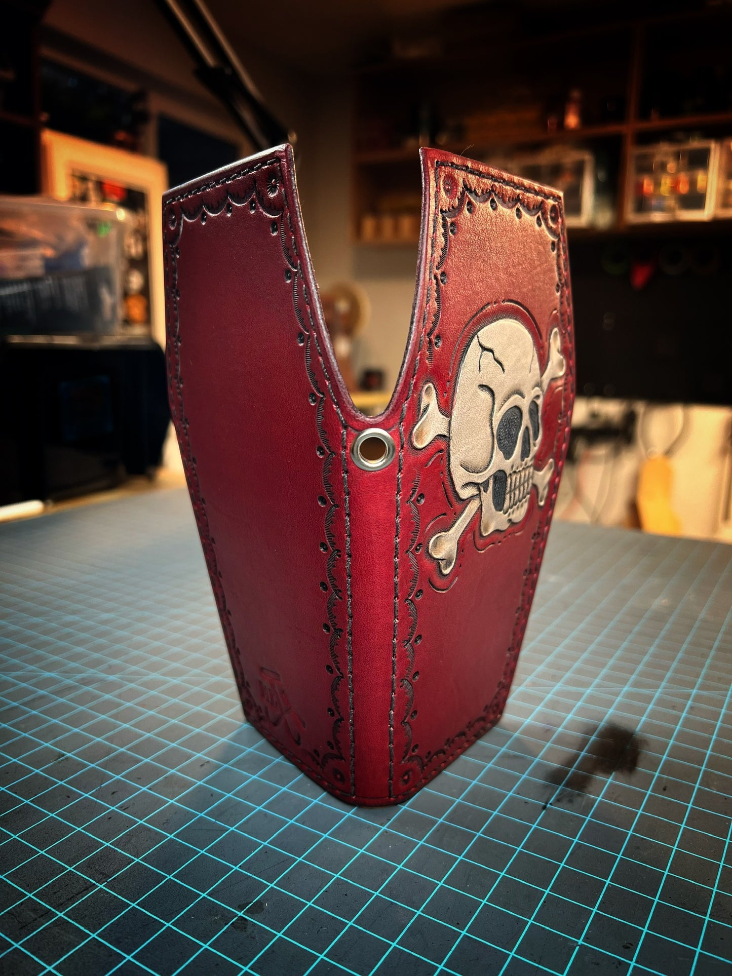 Full Size Coffin Skull Wallet