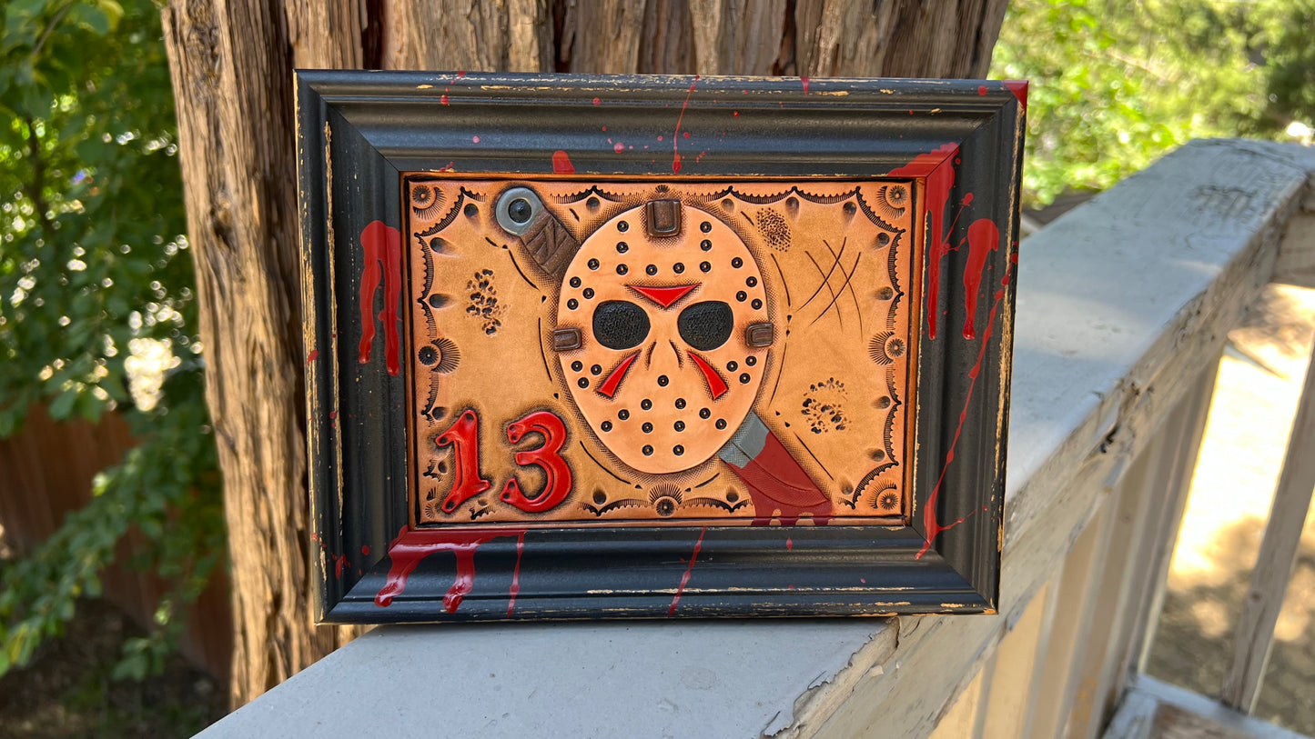 Jason Voorhees Framed Panel 5x7